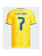 Moški Nogometna dresi replika Kolumbija Luis Diaz #7 Domači SP 2026 Kratek rokav